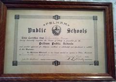 Diploma: Helen Alice Ward - Pelham Public Schools - 1913