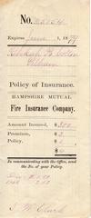 Policy of Insurance - Fire
